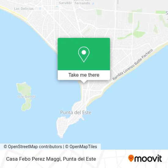 Casa Febo Perez Maggi map