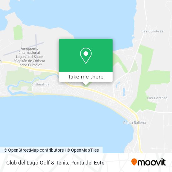 Mapa de Club del Lago Golf & Tenis