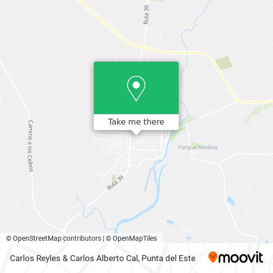 Carlos Reyles & Carlos Alberto Cal map