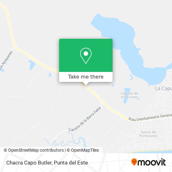 Mapa de Chacra Capo Butler