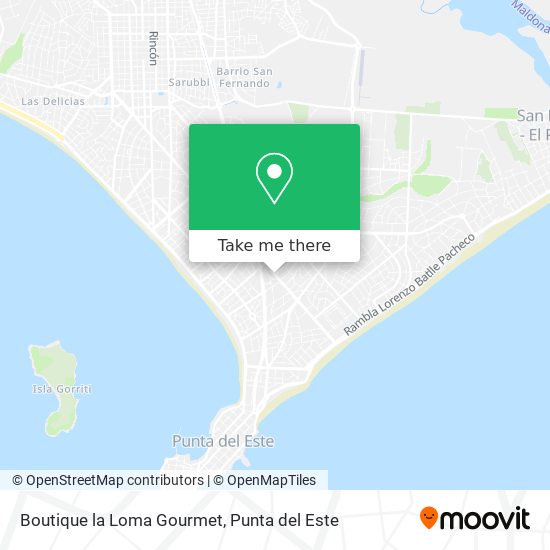 Boutique la Loma Gourmet map