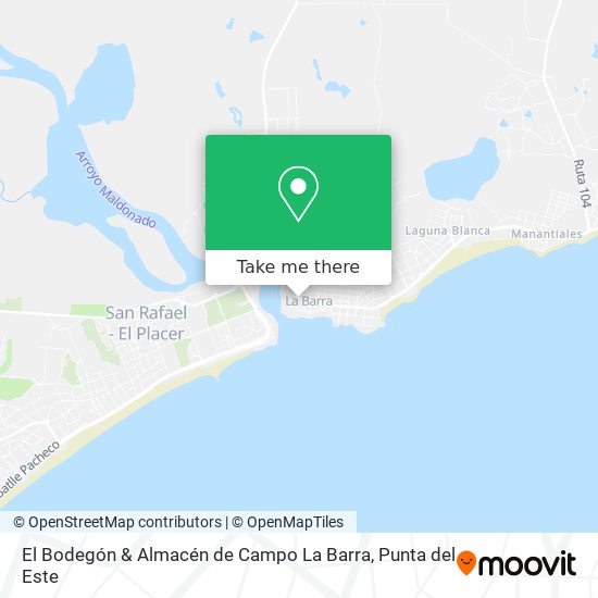 El Bodegón & Almacén de Campo La Barra map