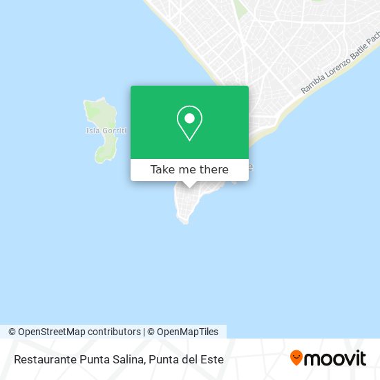 Mapa de Restaurante Punta Salina