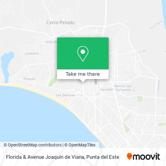 Florida & Avenue Joaquín de Viana map