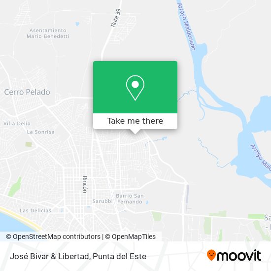 José Bivar & Libertad map