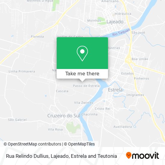 Rua Relindo Dullius map