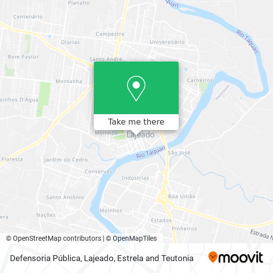 Defensoria Pública map