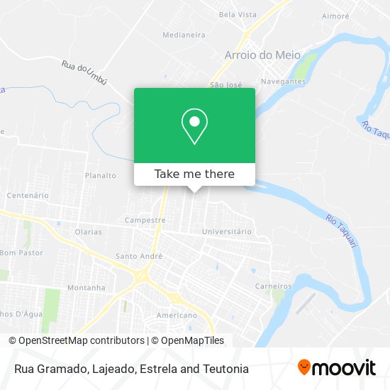 Mapa Rua Gramado