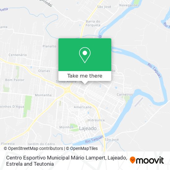 Centro Esportivo Municipal Mário Lampert map