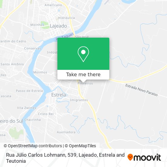 Rua Júlio Carlos Lohmann, 539 map