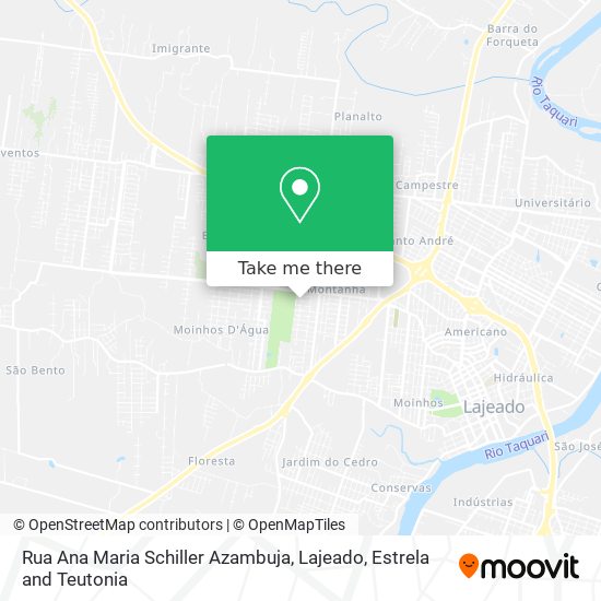 Rua Ana Maria Schiller Azambuja map