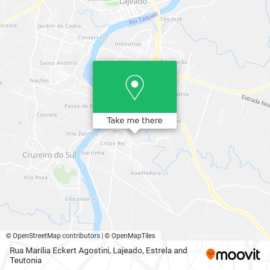 Rua Marília Eckert Agostini map