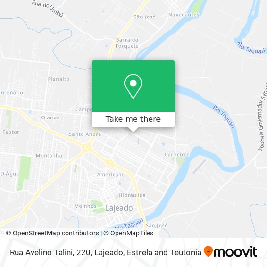 Rua Avelino Talini, 220 map