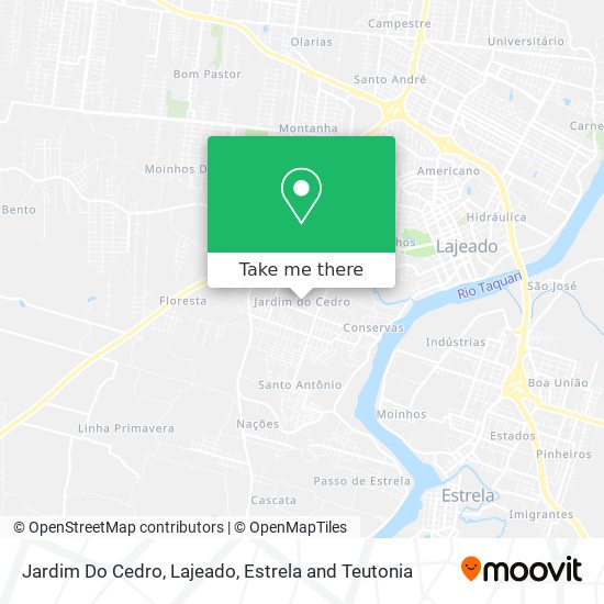 Jardim Do Cedro map