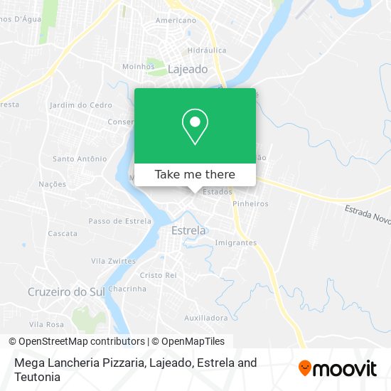 Mega Lancheria Pizzaria map