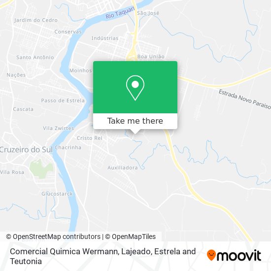 Mapa Comercial Quimica Wermann