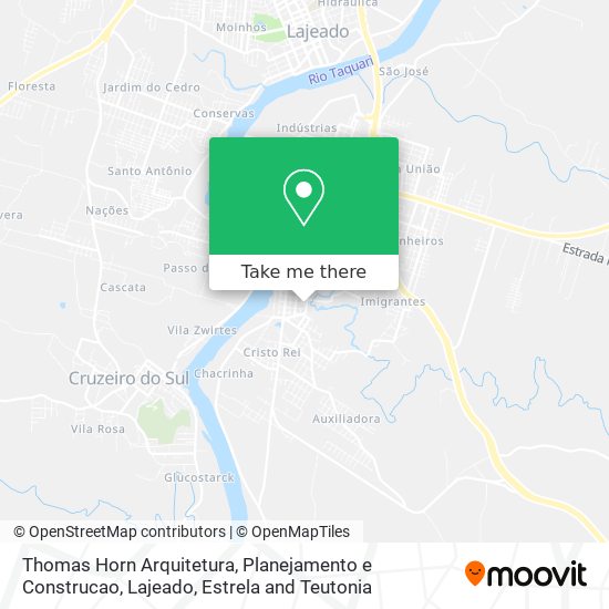 Thomas Horn Arquitetura, Planejamento e Construcao map