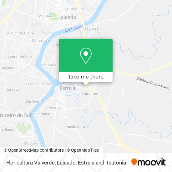 Floricultura Valverde map