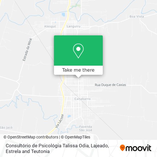 Consultório de Psicológia Talissa Odia map