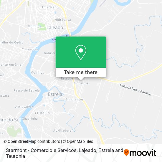 Mapa Starmont - Comercio e Servicos