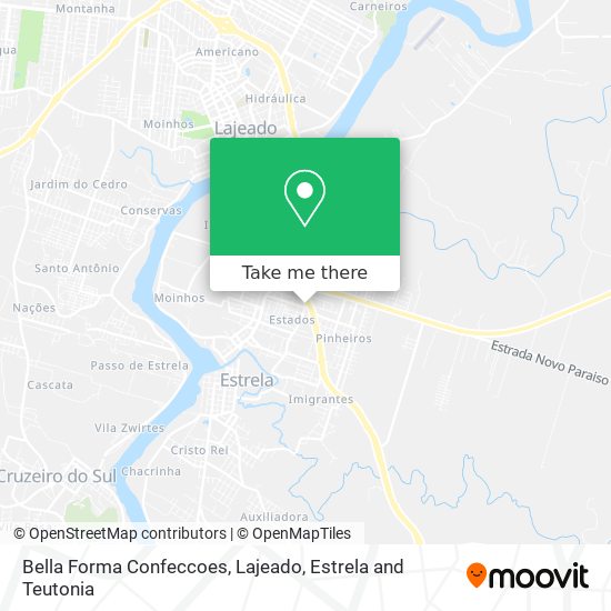 Bella Forma Confeccoes map