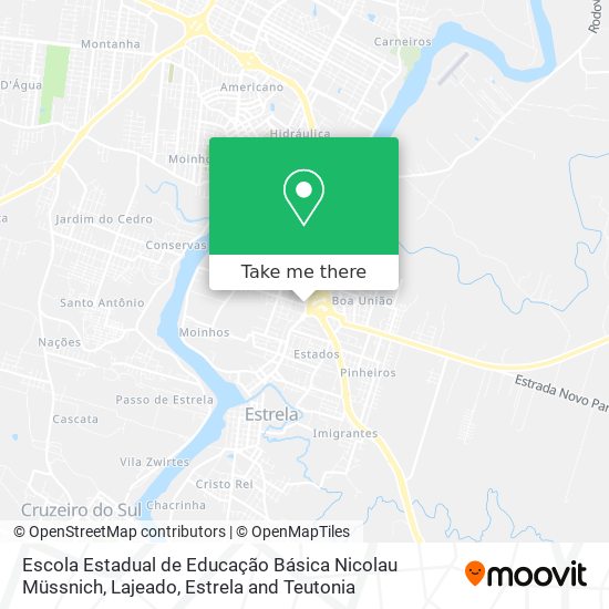 Escola Estadual de Educação Básica Nicolau Müssnich map