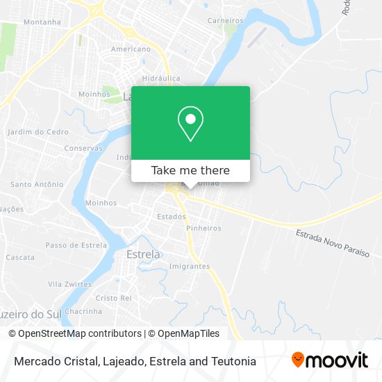 Mercado Cristal map