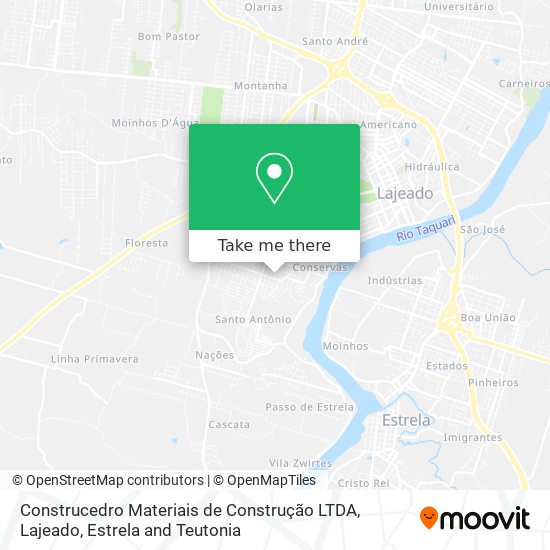 Construcedro Materiais de Construção LTDA map
