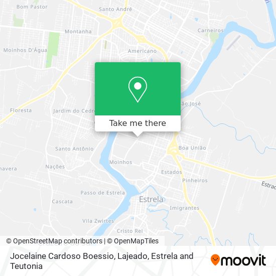 Jocelaine Cardoso Boessio map