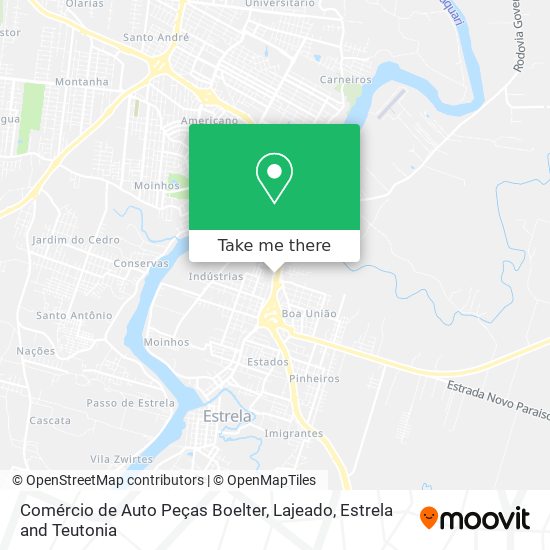 Comércio de Auto Peças Boelter map