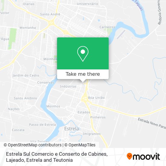 Estrela Sul Comercio e Conserto de Cabines map