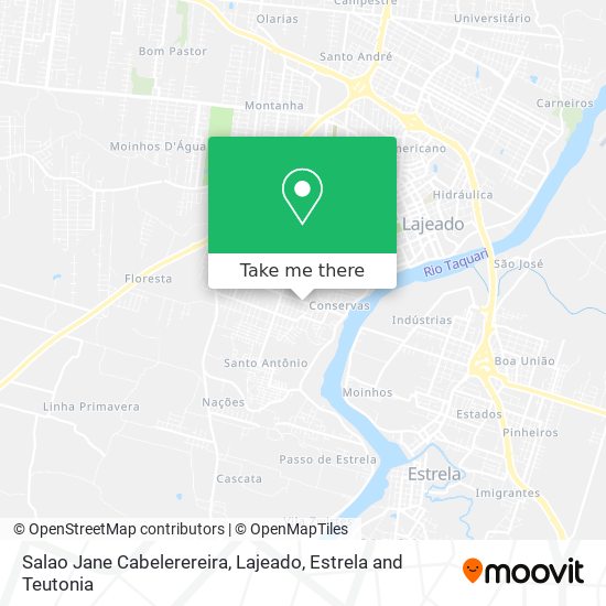 Salao Jane Cabelerereira map