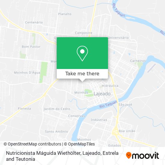 Nutricionista Máguida Wiethölter map