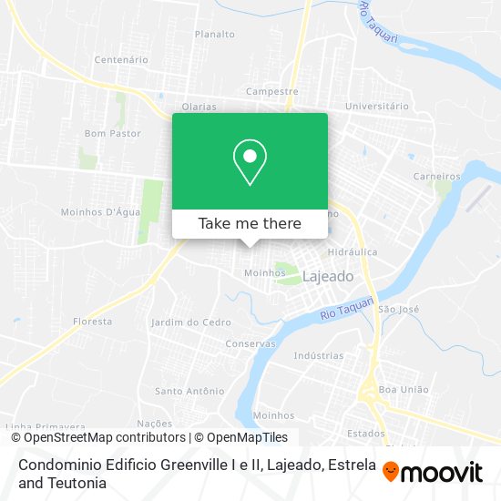 Condominio Edificio Greenville I e II map