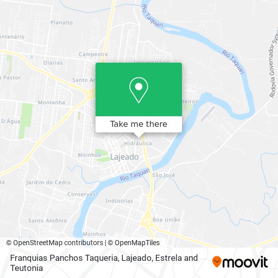 Franquias Panchos Taqueria map