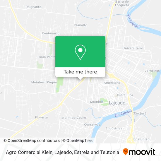 Mapa Agro Comercial Klein