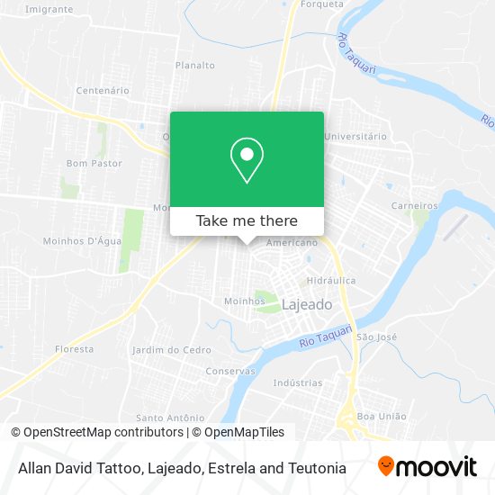 Allan David Tattoo map
