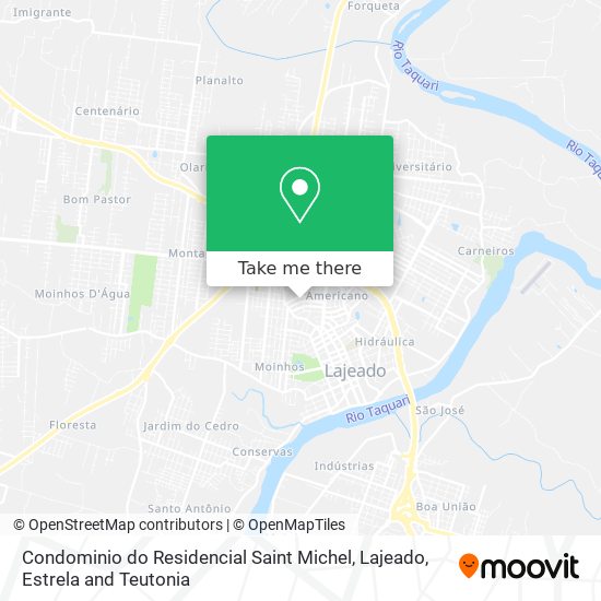 Mapa Condominio do Residencial Saint Michel