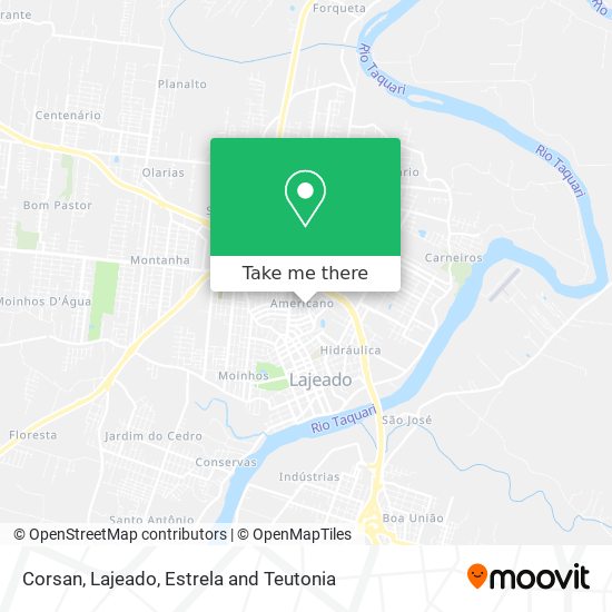 Corsan map