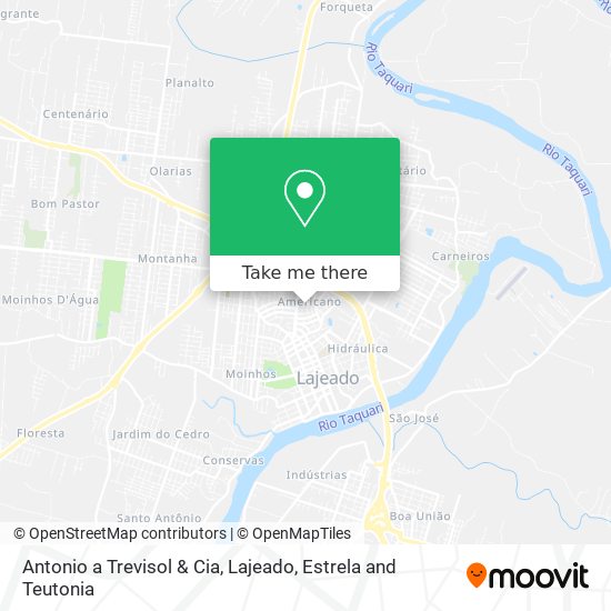Antonio a Trevisol & Cia map