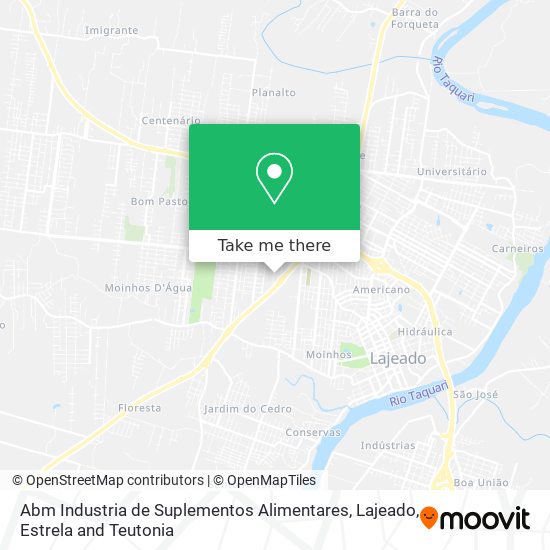 Abm Industria de Suplementos Alimentares map