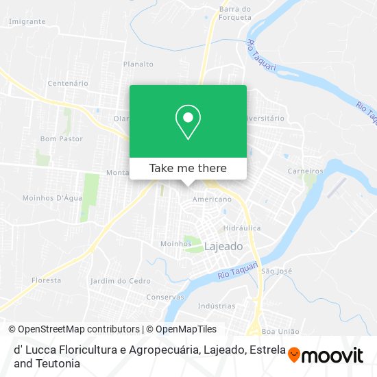 d' Lucca Floricultura e Agropecuária map