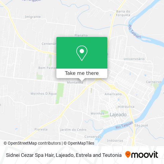 Sidnei Cezar Spa Hair map