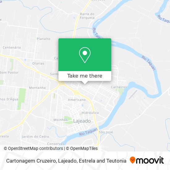 Cartonagem Cruzeiro map
