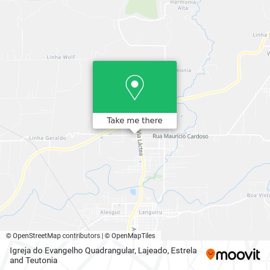 Igreja do Evangelho Quadrangular map