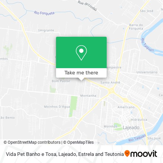 Vida Pet Banho e Tosa map
