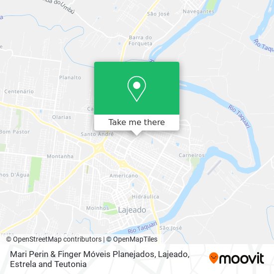 Mari Perin & Finger Móveis Planejados map