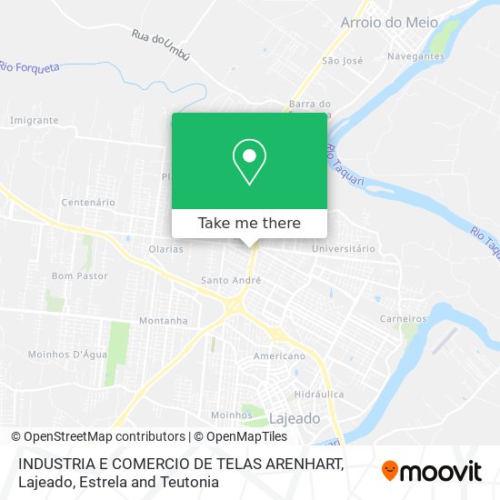 INDUSTRIA E COMERCIO DE TELAS ARENHART map