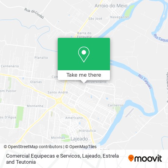 Comercial Equipecas e Servicos map