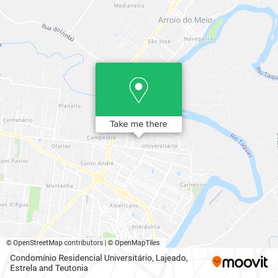 Condomínio Residencial Universitário map